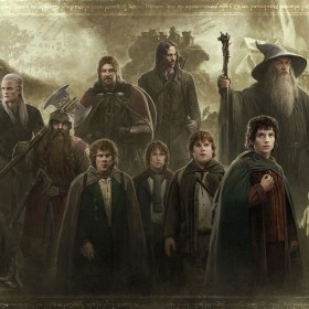 The Fellowship of the Ring The Lord of the Rings Art Print unframed by Sideshow Collectibles